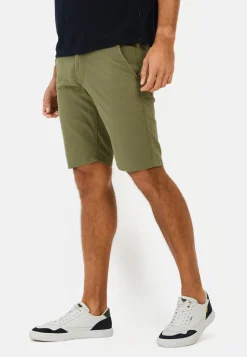 Chinoshorts aus Baumwolle mit Stretch