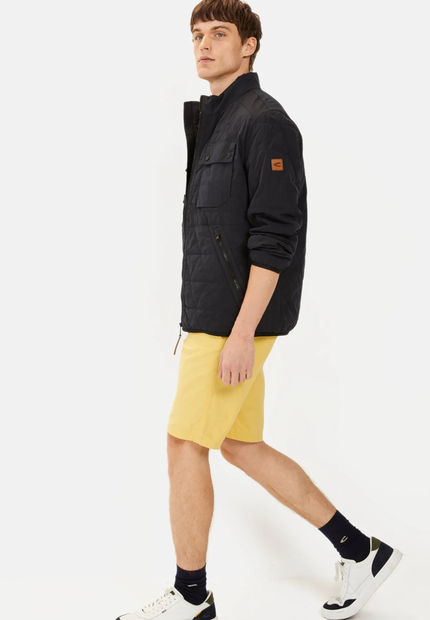 Chinoshorts aus Baumwolle mit Stretch