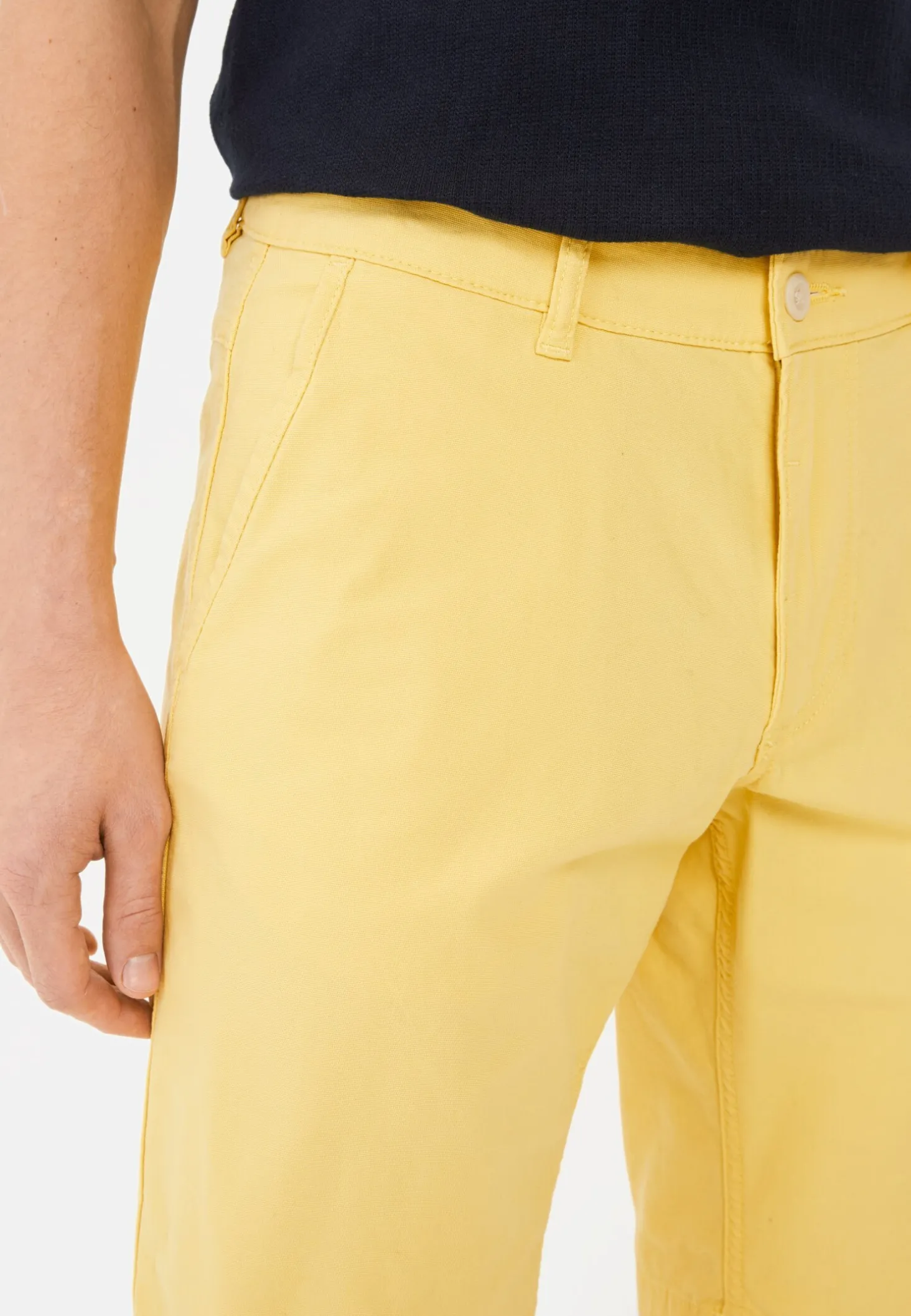 Chinoshorts aus Baumwolle mit Stretch