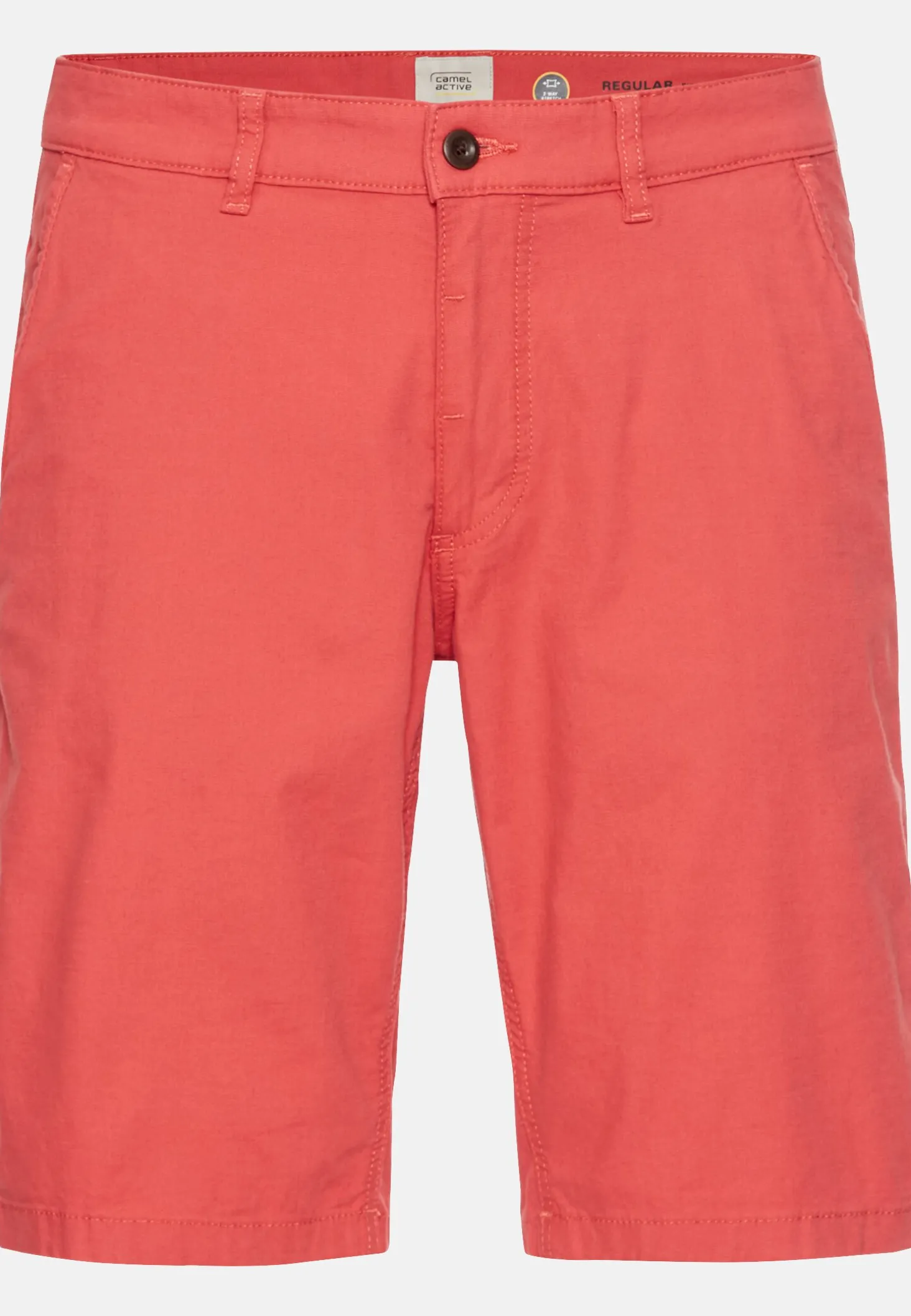 Chinoshorts aus Baumwolle mit Stretch