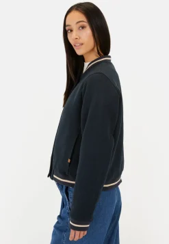 Collegejacke aus einem Wollmix