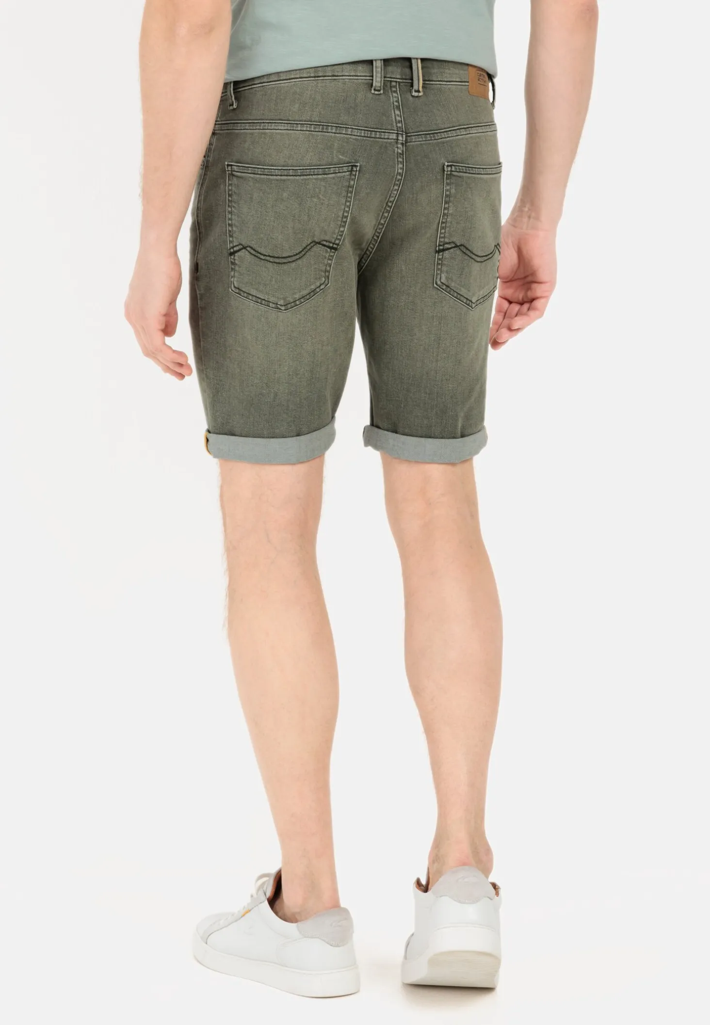 Colour Denim Shorts Slim Fit