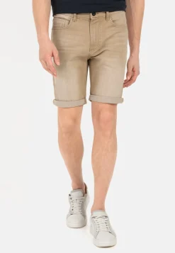 Colour Denim Shorts Slim Fit