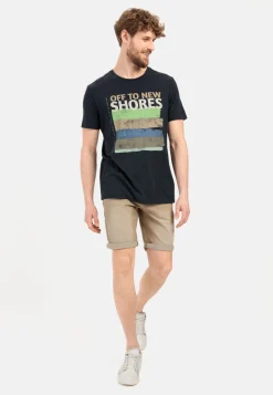 Colour Denim Shorts Slim Fit