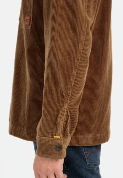Cord Overshirt aus reiner Baumwolle