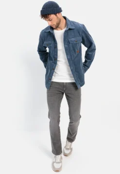 Cord Overshirt aus reiner Baumwolle