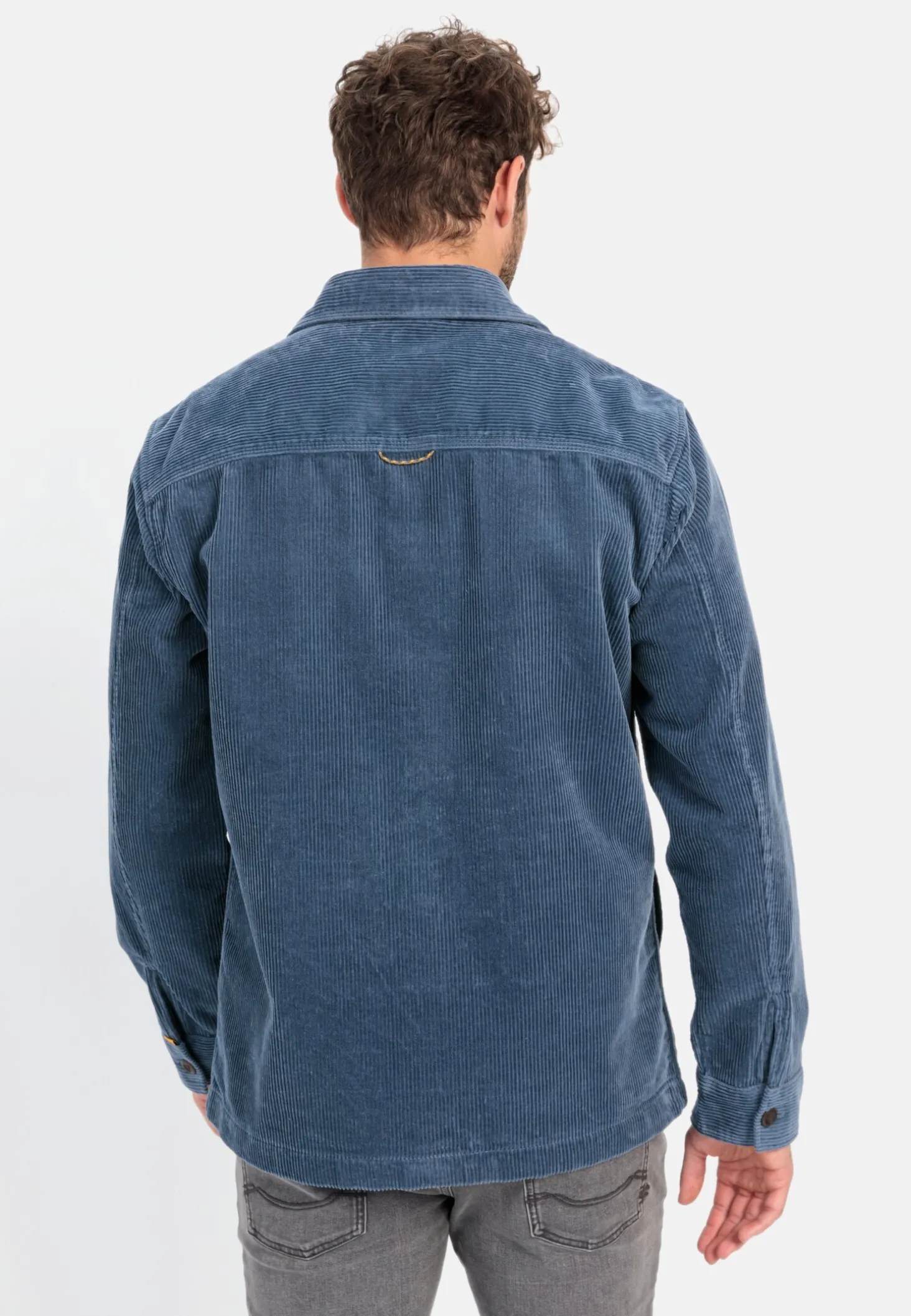 Cord Overshirt aus reiner Baumwolle