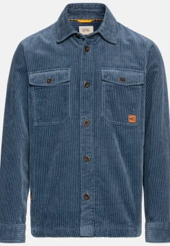 Cord Overshirt aus reiner Baumwolle