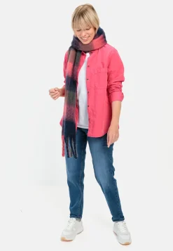 Cordbluse mit Brusttasche