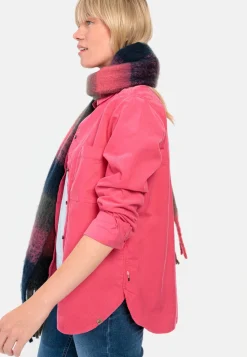 Cordbluse mit Brusttasche