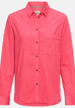 Cordbluse mit Brusttasche