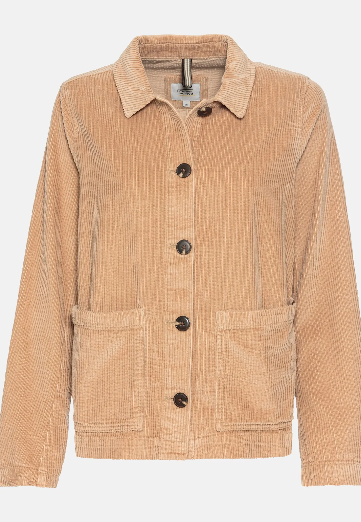 Cordjacke aus reiner Baumwolle