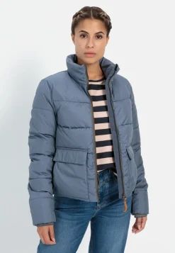 Cropped Pufferjacke aus recyceltem Polyester