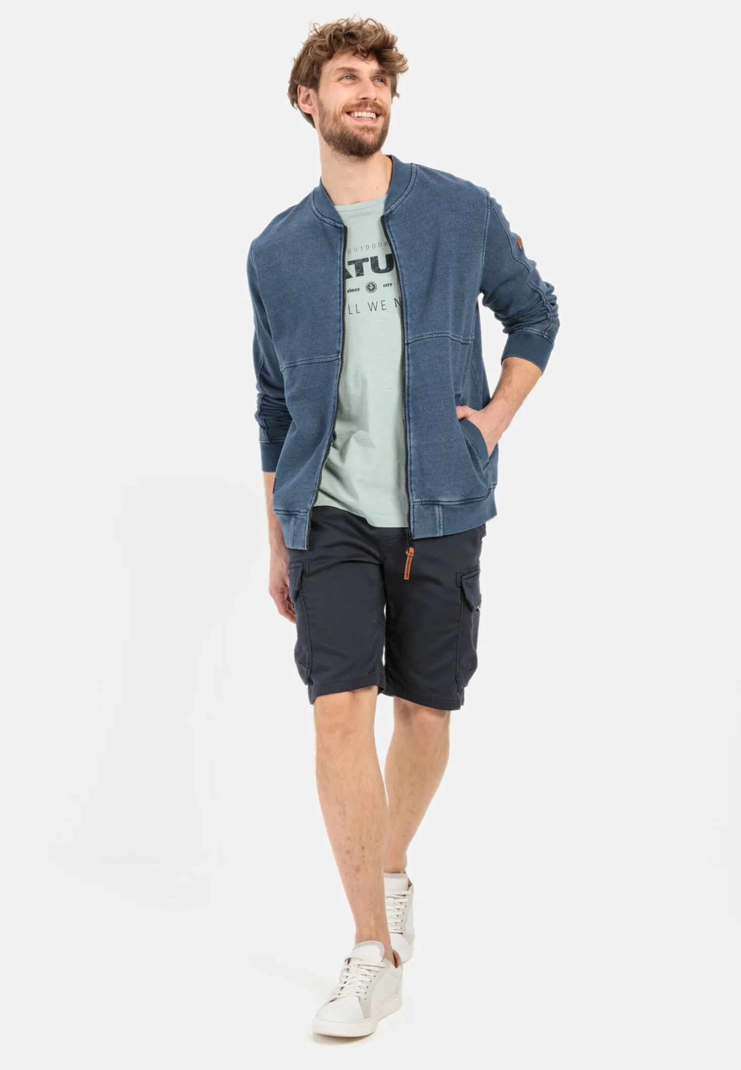 Elastische Cargo Shorts