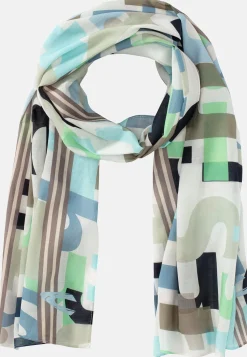 Feines Modetuch mit sommerlichem Letter Print