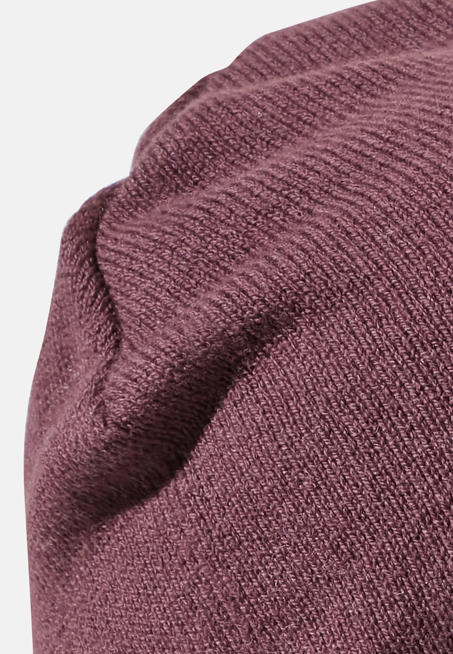 Feinstrick-Beanie aus reiner Baumwolle