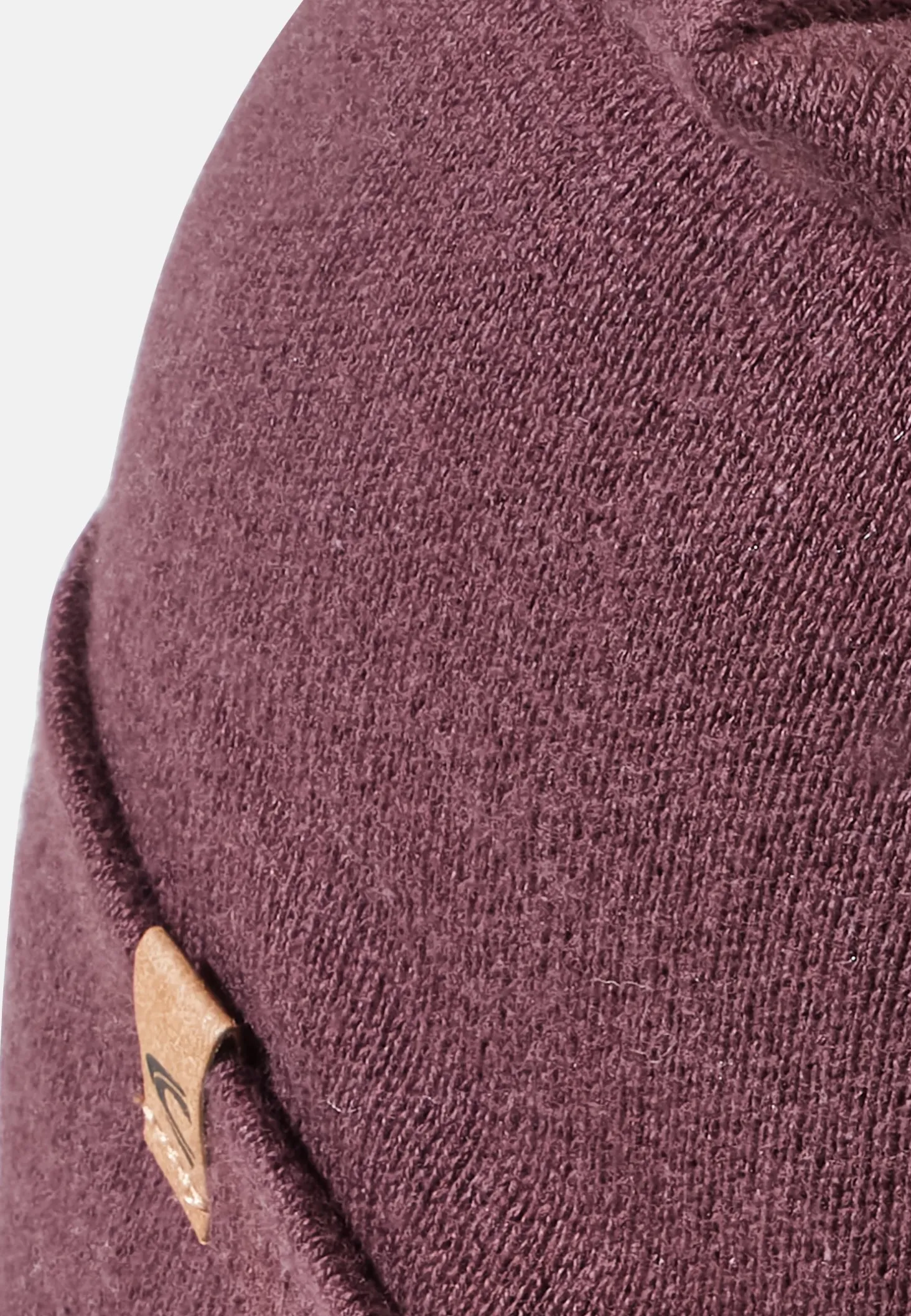 Feinstrick-Beanie aus reiner Baumwolle