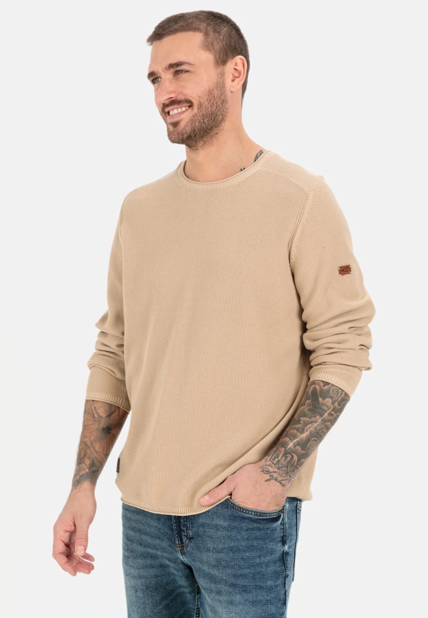 Feinstrickpullover aus organic Cotton