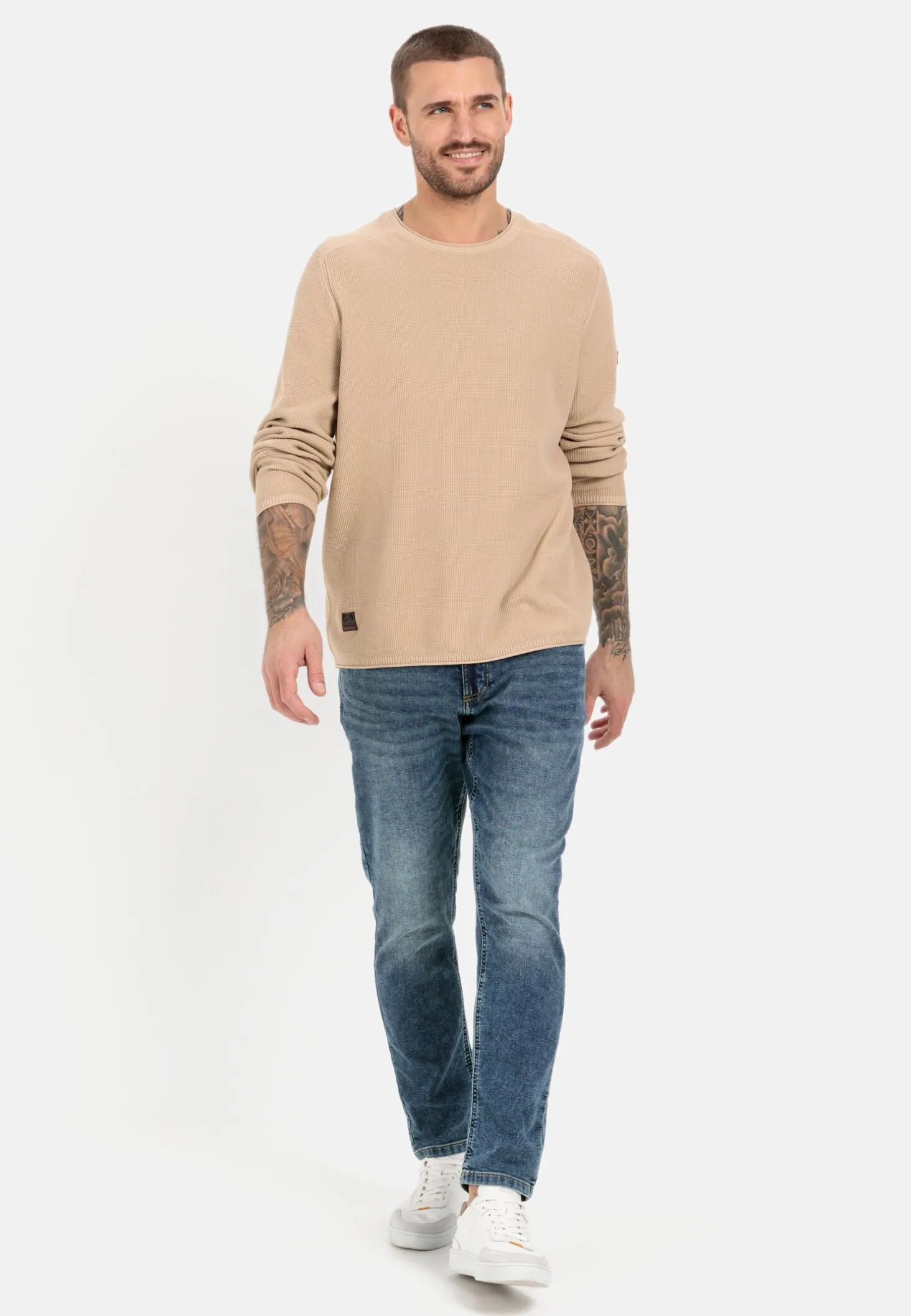 Feinstrickpullover aus organic Cotton