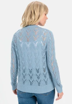 Feinstrickpullover mit V-Ausschnitt