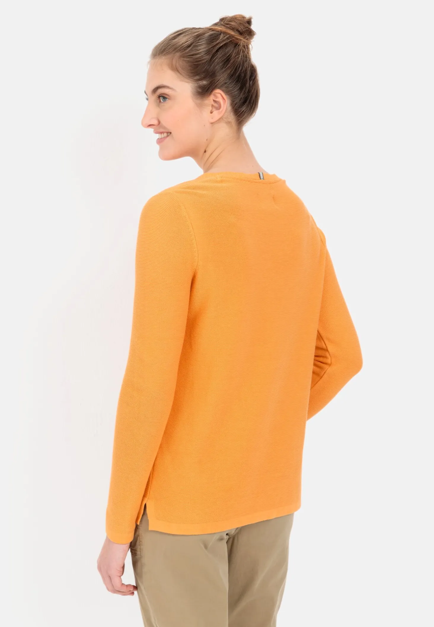 Feinstrickpullover mit V-Ausschnitt