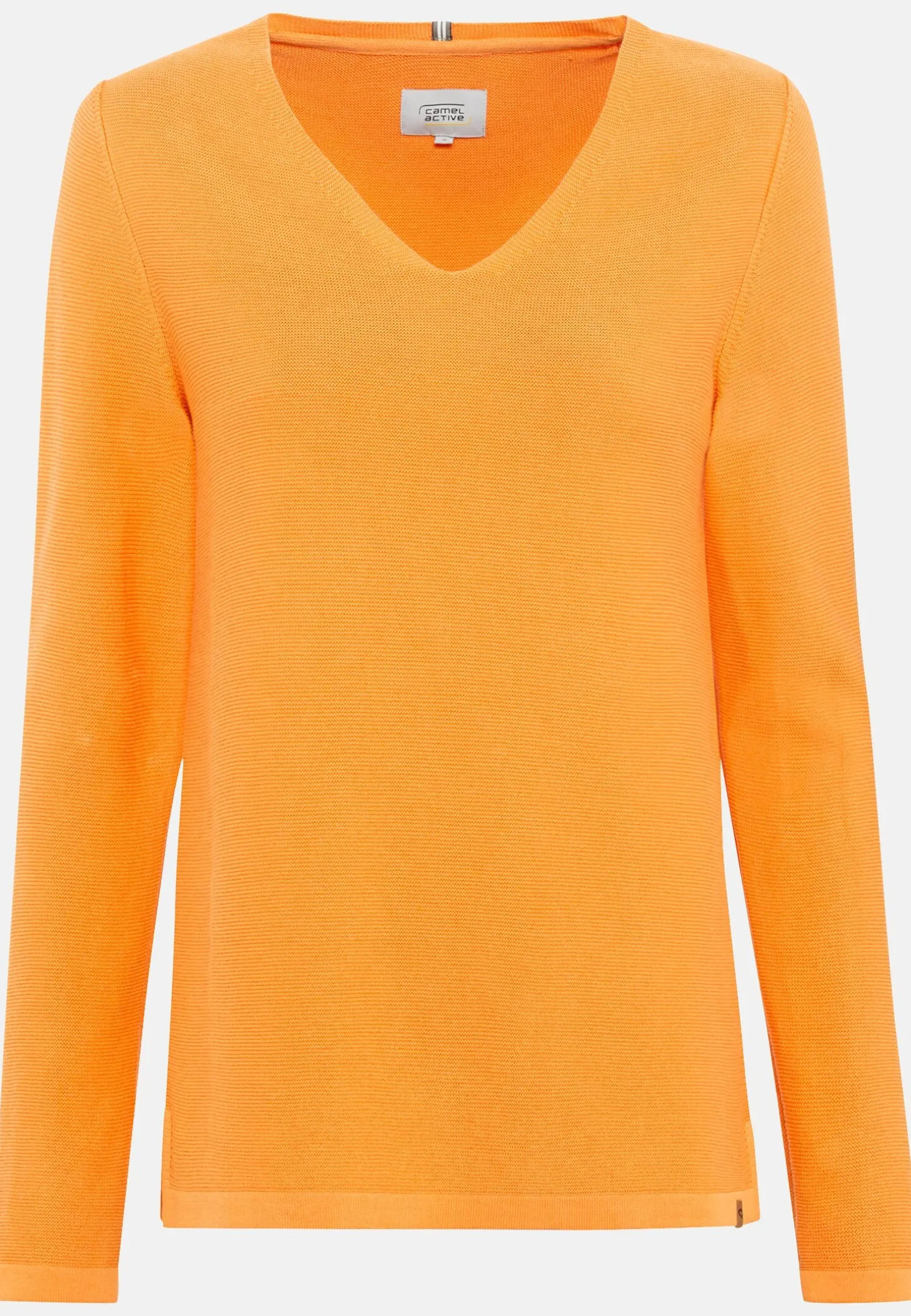 Feinstrickpullover mit V-Ausschnitt