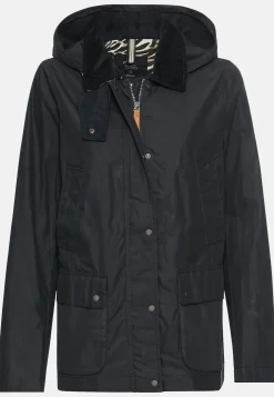 Fieldjacket mit Cordkragen