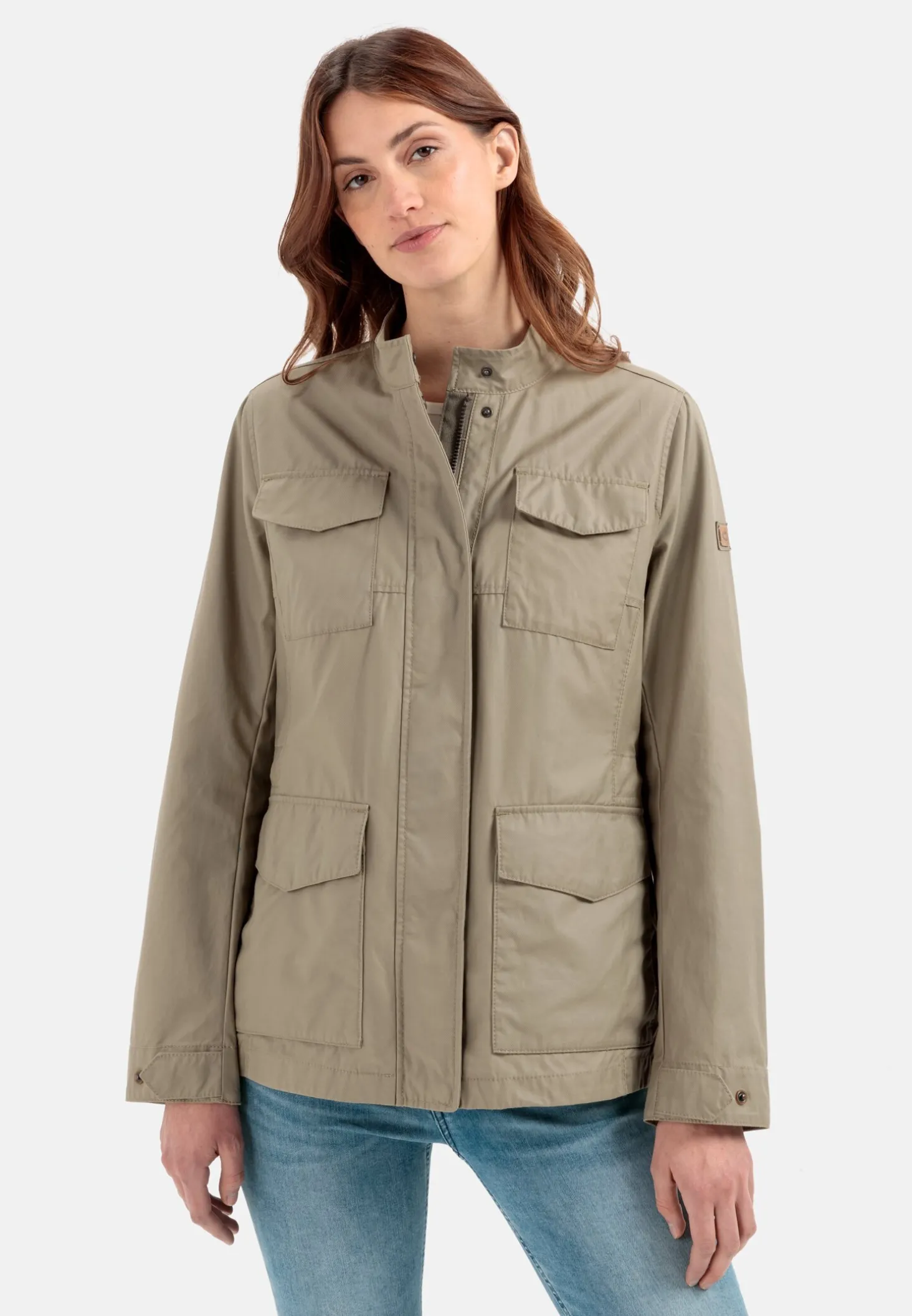 Fieldjacket mit Stehkragen