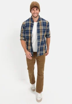 Flanell Karohemd aus reiner Baumwolle