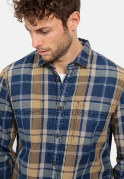 Flanell Karohemd aus reiner Baumwolle