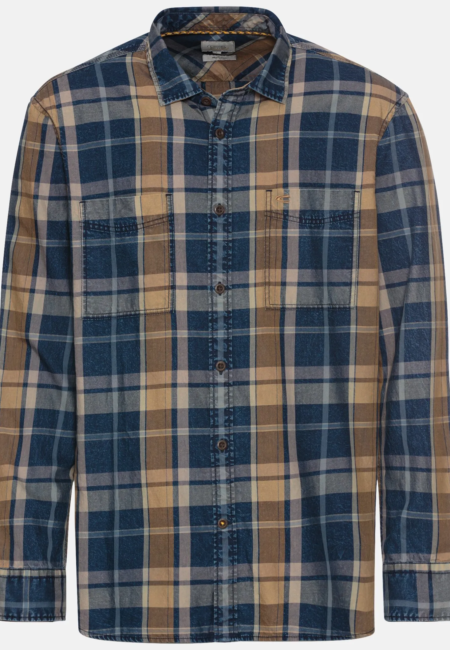 Flanell Karohemd aus reiner Baumwolle