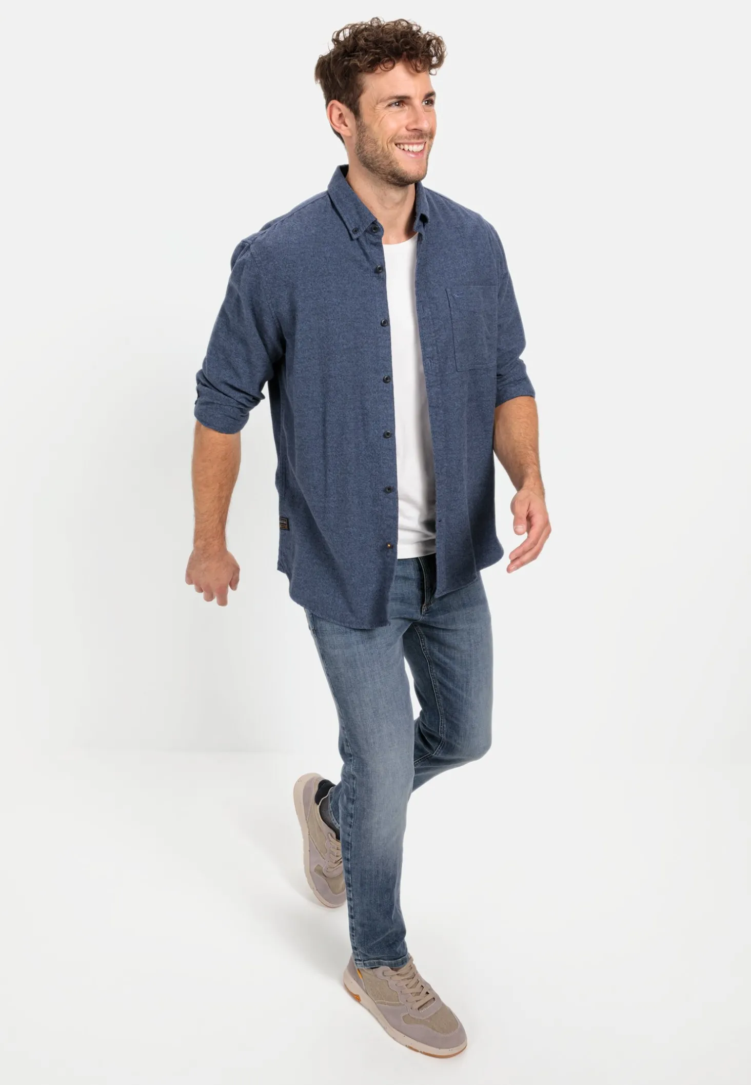 Flanell Karohemd aus reiner Baumwolle