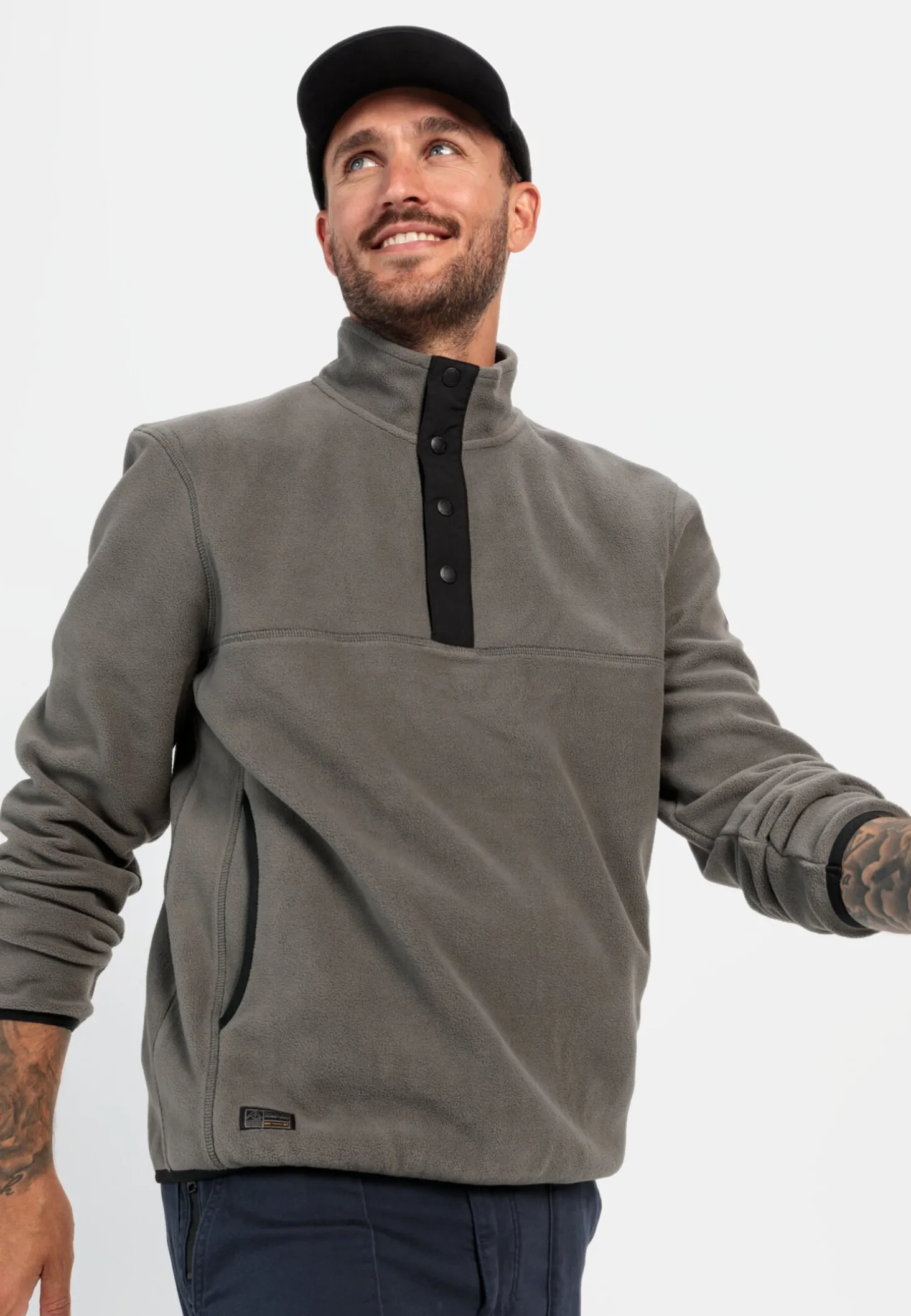 Fleece Troyer aus recyceltem Material