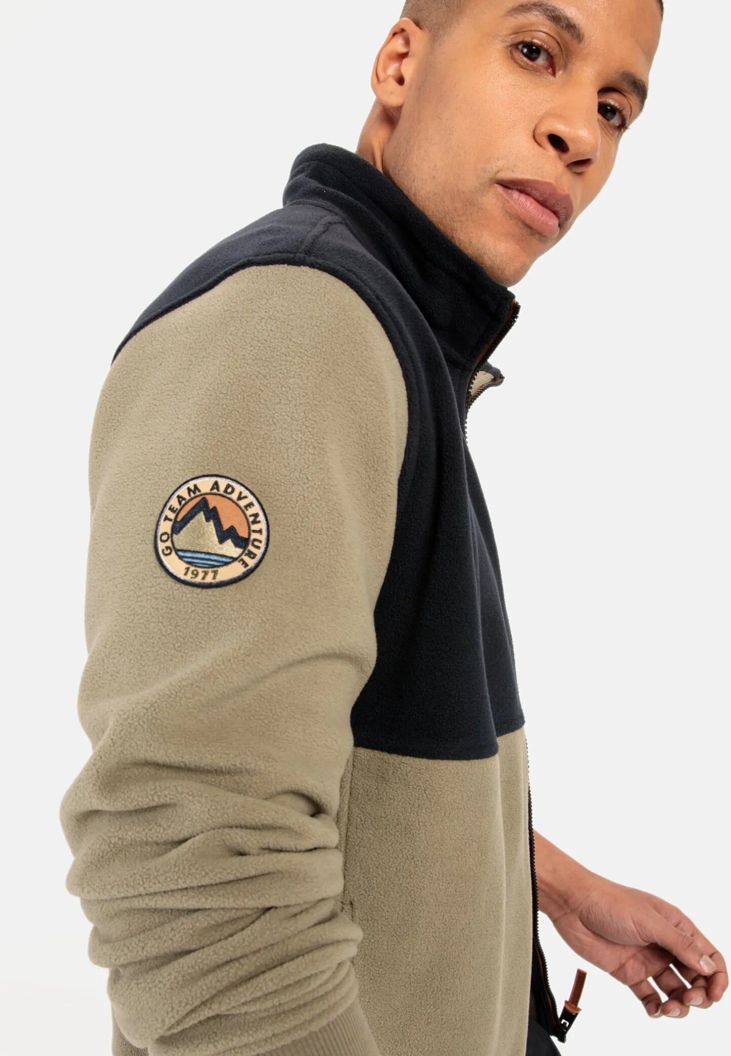 Fleecejacke aus recyceltem Polyester
