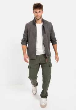 Fleecejacke mit Reißverschluss