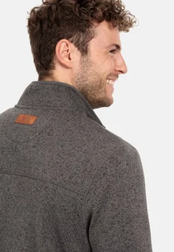 Fleecejacke mit Reißverschluss