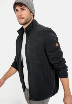 Fleecejacke mit Reißverschluss