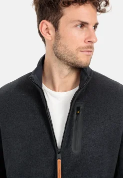 Fleecejacke mit Reißverschluss