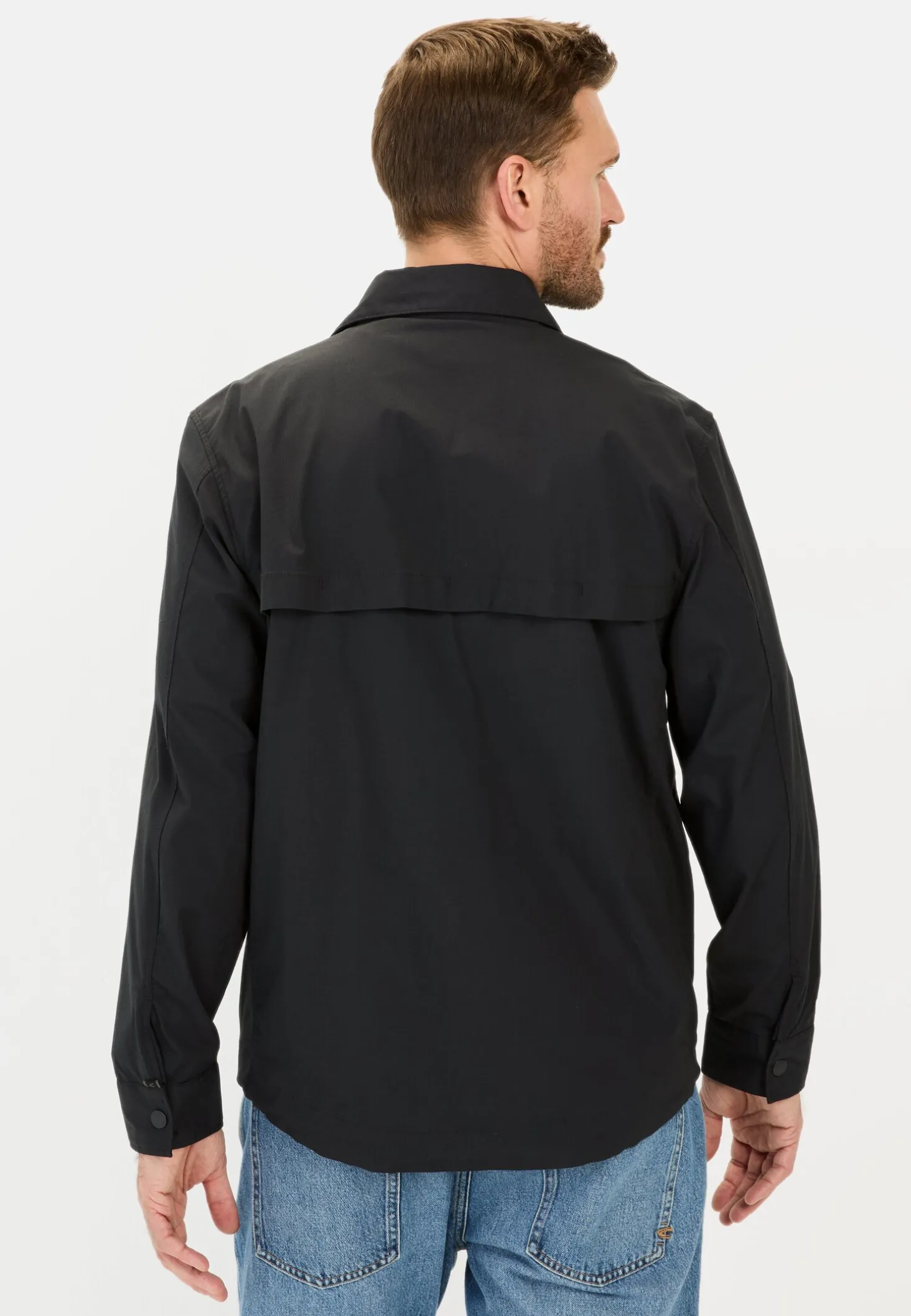 Funktionales Overshirt aus einem Baumwollmix