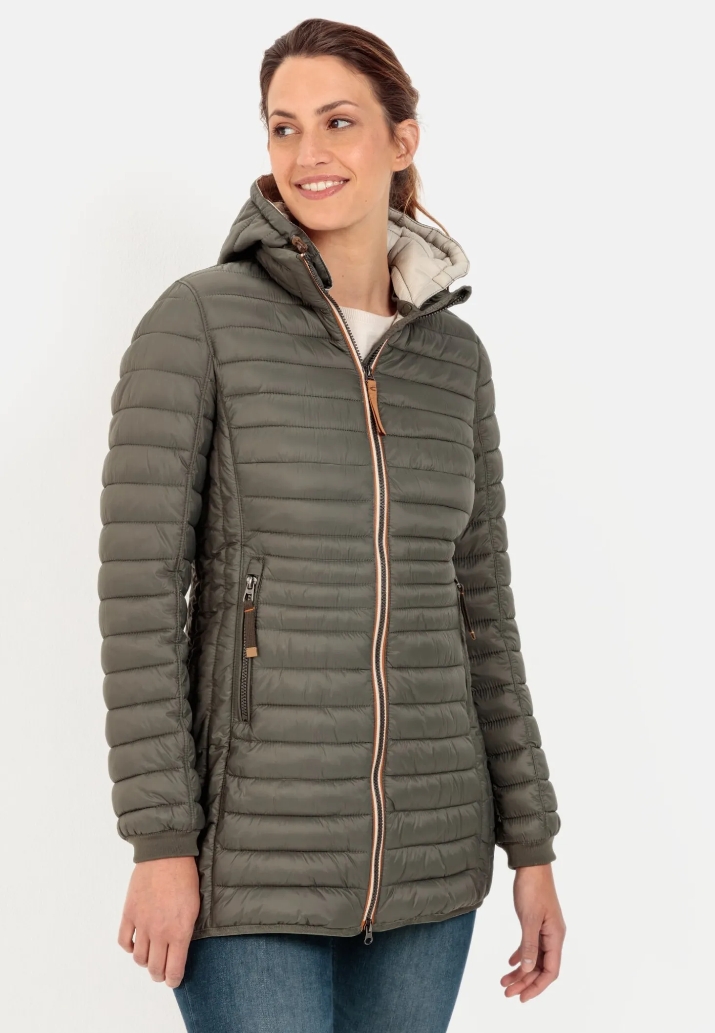 Funktionsjacke mit abnehmbarer Kapuze