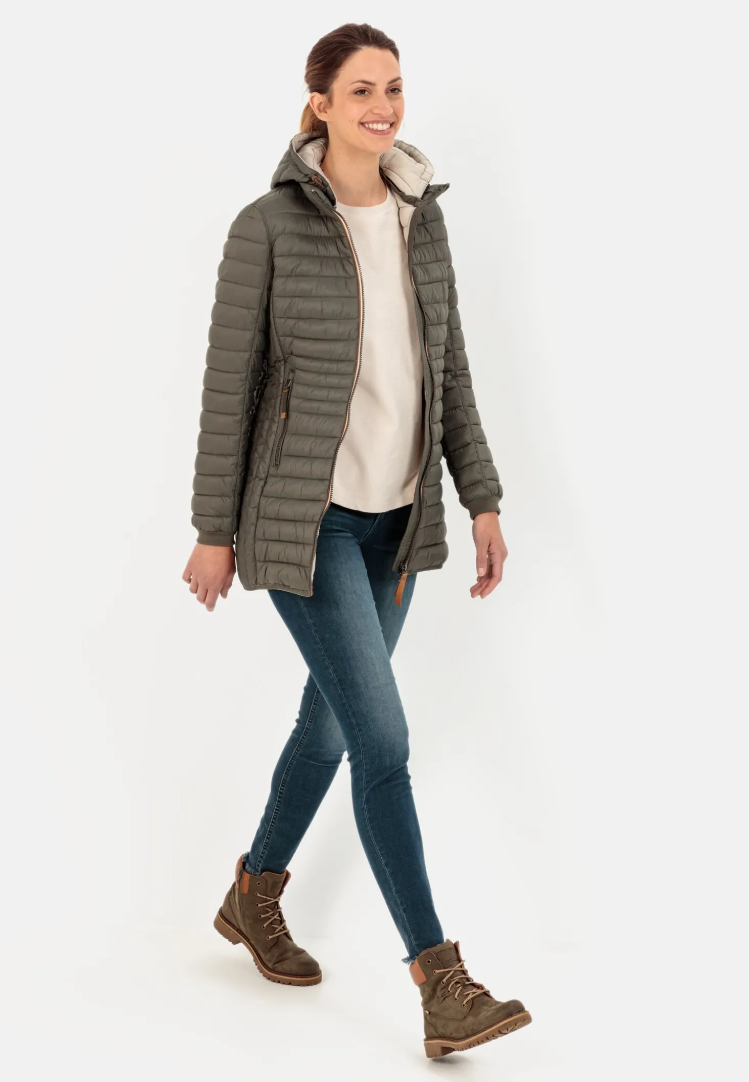 Funktionsjacke mit abnehmbarer Kapuze