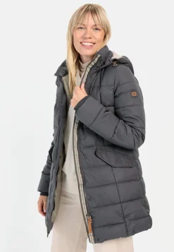 Gesteppte Jacke mit abnehmbarer Kapuze