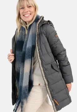 Gesteppte Jacke mit abnehmbarer Kapuze