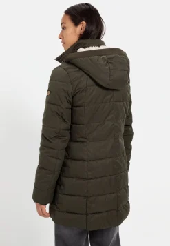 Gesteppte Jacke mit abnehmbarer Kapuze
