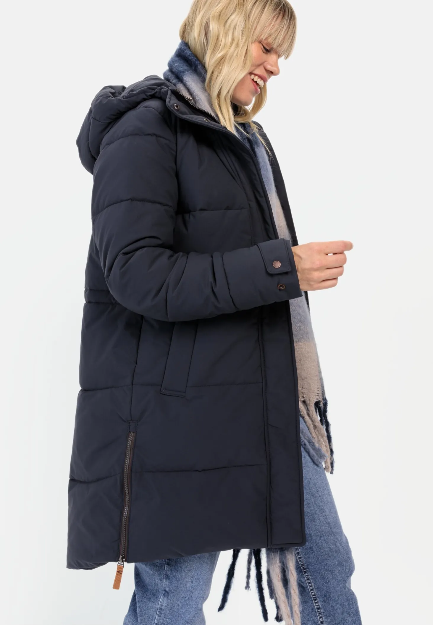 Gesteppte Jacke mit daunenartiger Füllung