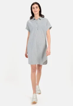 Gestreiftes Schlupfkleid aus leichter Baumwolle