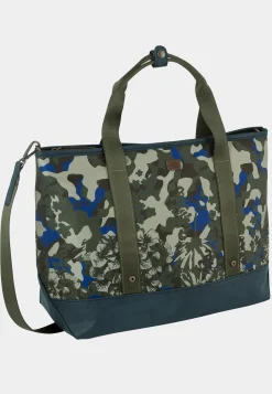 HAILEY Umhängetasche im Camouflage-Blumen-Pannelprint