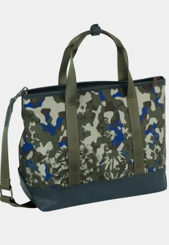 HAILEY Umhängetasche im Camouflage-Blumen-Pannelprint