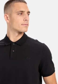 Halbarm Poloshirt aus reiner Baumwolle
