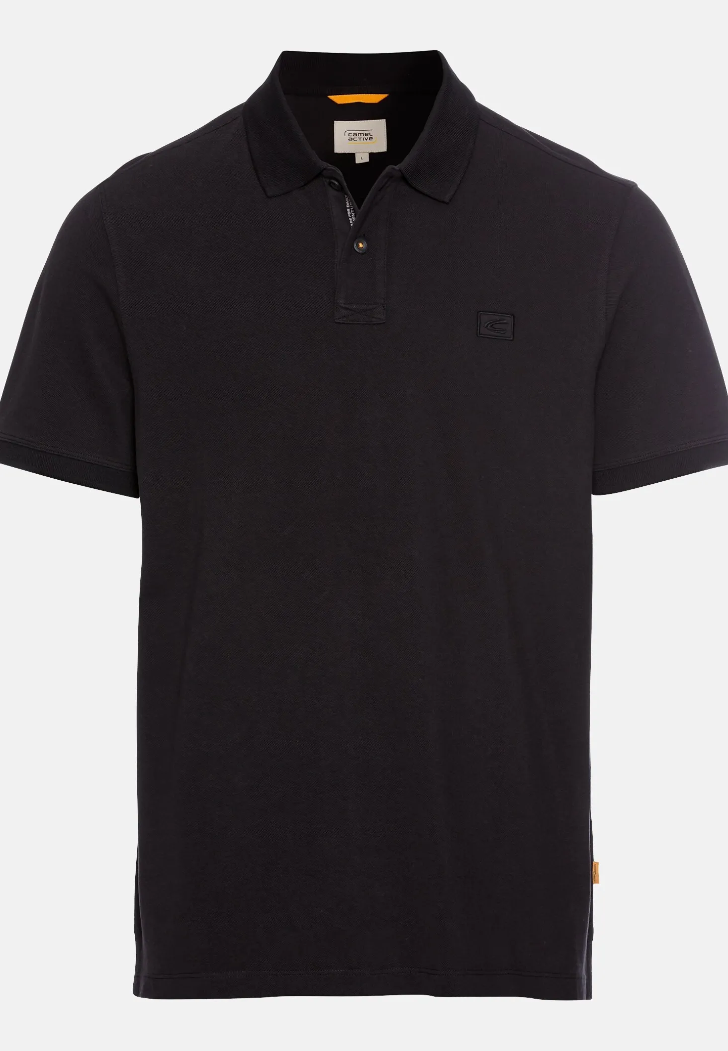 Halbarm Poloshirt aus reiner Baumwolle